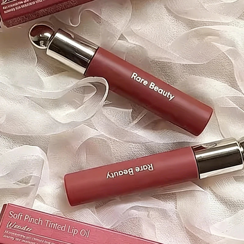 Rare Beauty 7-Colors Soft Pinch Tinted Lip Oil Stain Lip Gloss Hope Happy Wonder Delight Moisturizing Natural Makeup Cosmetics