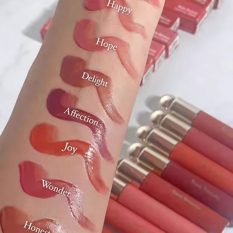 Rare Beauty 7-Colors Soft Pinch Tinted Lip Oil Stain Lip Gloss Hope Happy Wonder Delight Moisturizing Natural Makeup Cosmetics